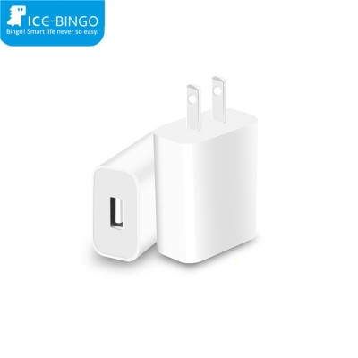 Ice-Bingo 5V 2A Usb Wall Charger  Travel Charger With Single Port US EU Plug Charger For Smart Phone