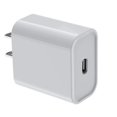 Ice-Bingo 18W PD  Type C Quick Charge Fast Charger US Plug  Single  USB Port For iPhone  US Plug  Wall Charger