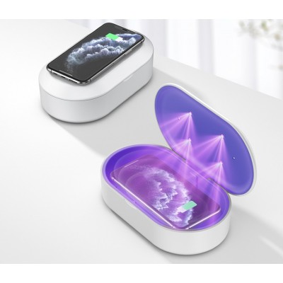 ICEBINGO 2020 New ArrivalUniversal QI standard mobile phone wireless charger with UV sterilization function